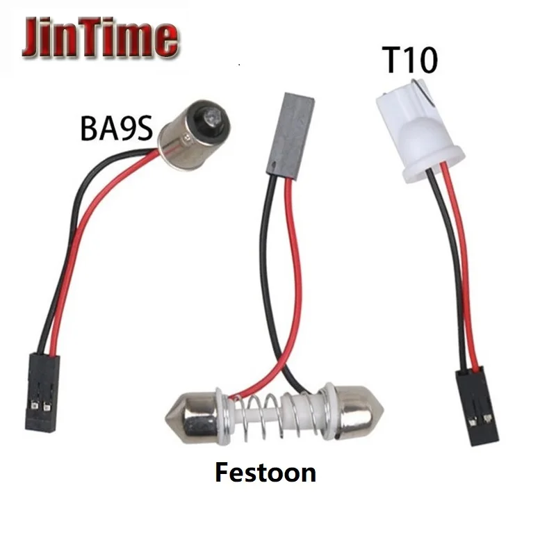 Trắng T10 W5w Cob 24SMD 36SMD 48SMD BA9S Led Xe Hơi Thông Biển Đèn Nội Thất Ô Tô Đọc Bóng Đèn Thân Cây Festoon 12V