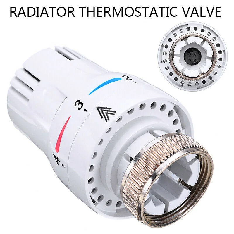 Válvula termostática de radiador para sistema de calefacción, Control de temperatura neumático, mando a distancia, envío directo