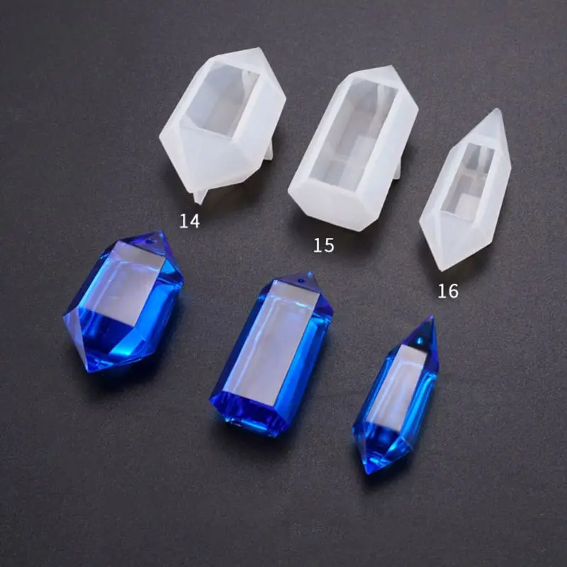 2019 คริสตัล UV EPOXY แม่พิมพ์ DIY แม่พิมพ์จี้เครื่องประดับเครื่องมือจี้ตกแต่งแม่พิมพ์ซิลิโคนสำหรับเรซิ่นอัญมณีทำ