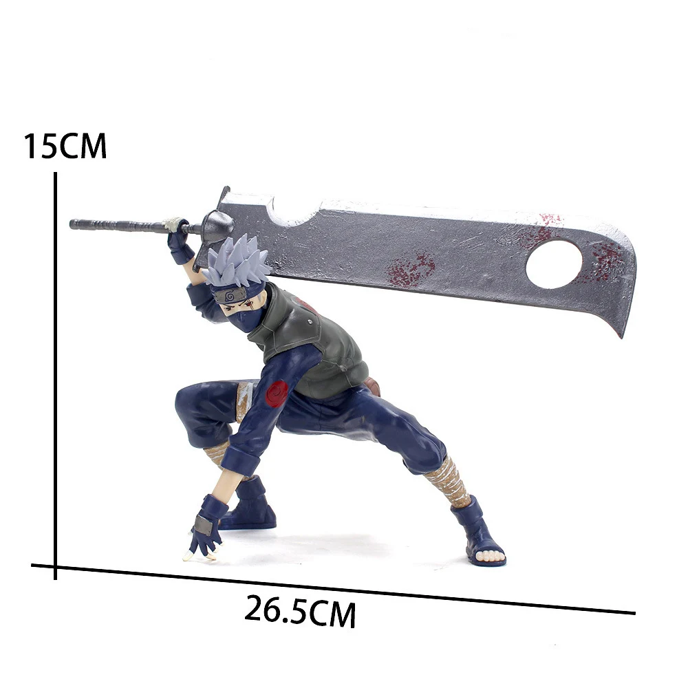 อะนิเมะ Naruto Hatake Kakashi ตัวเลข NARUTO อุปกรณ์เสริมรูปตุ๊กตาการ์ตูนเด็กของเล่นเด็ก Cool ของขวัญวันเกิด