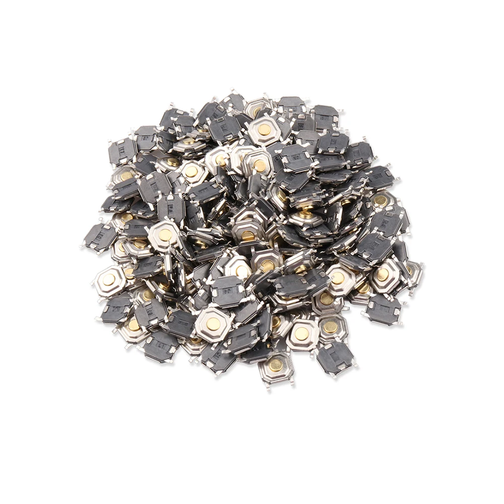 100PCS/LOT Micro Tact Switch Touch 4*4*1.5mm 4x4x1.5mm SMD Tactile Tact Push Button Micro Switch Momentary