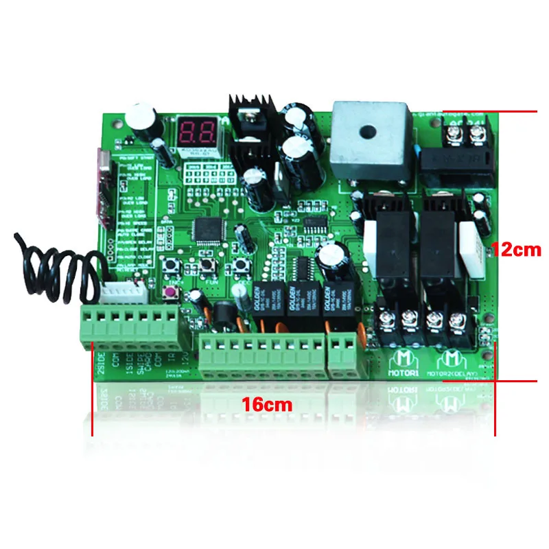 Placa PCB de tipo Universal para abridor de puerta oscilante, Panel automático de 24V, sistema de centro de Control inteligente