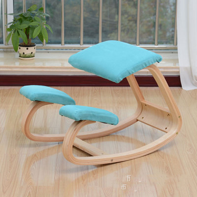 Original คุกเข่าเก้าอี้สตูล ERGONOMIC ท่าทางที่ถูกต้องเข่า Pads Anti-สายตาสั้นเก้าอี้ไม้เฟอร์นิเจอร์โฮมออฟฟิศ
