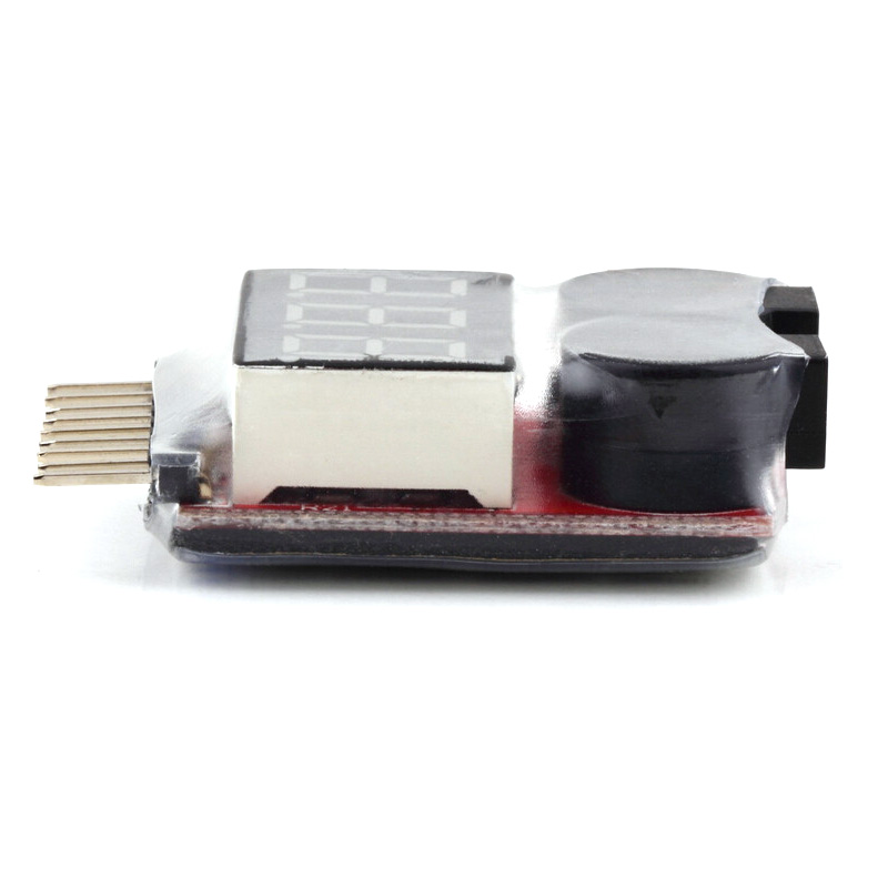 Lipo Batteriespannungsprüfer Voltmeter Monitor Summer Alarm 1-8s 3,7V-22,2V für Rc Lipo Batteriemodelle