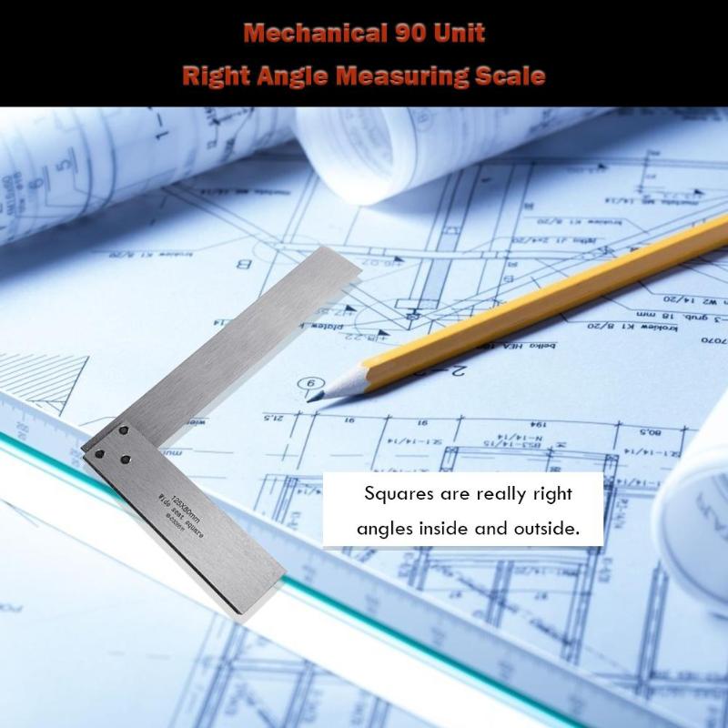 Machinist 90องศาด้านขวามุมไม้บรรทัดสำหรับวิศวกรวัดความแม่นยำ