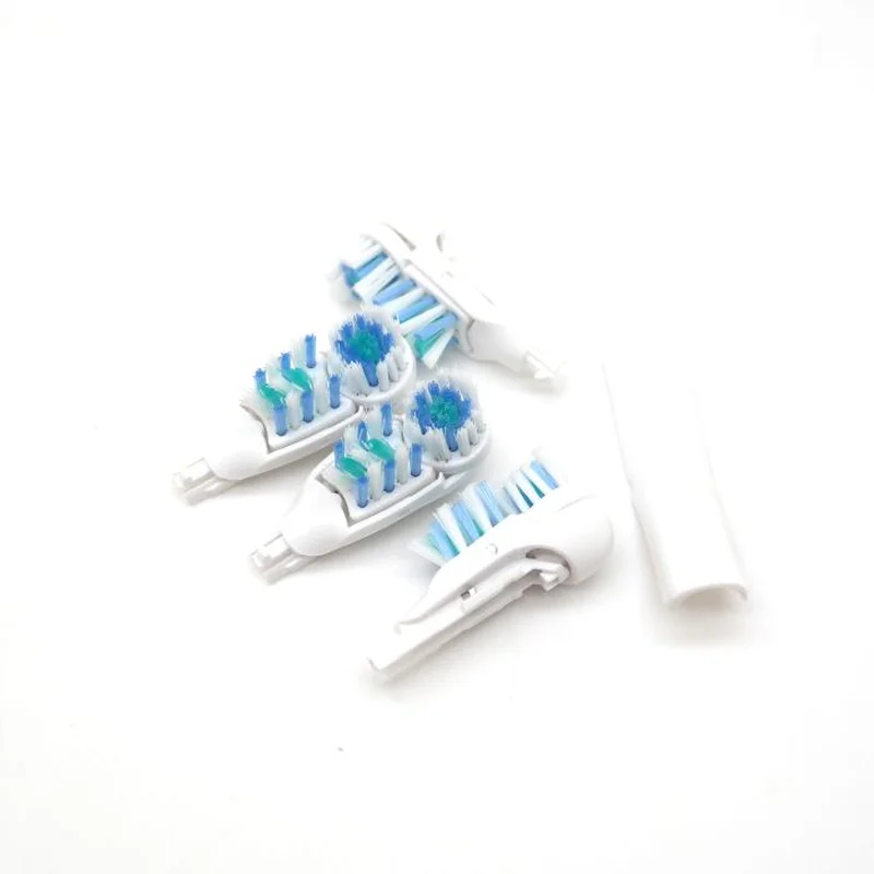 4 Cái/bộ 4734 Mẫu Pin Hàng Ngày Chăm Sóc Răng Miệng Đầu Bàn Chải Đánh Răng Lông Bàn Chải Mềm Mại Thay Thế Cho Răng Miệng B Dual Clean Hoàn Chỉnh Bàn Chải đầu