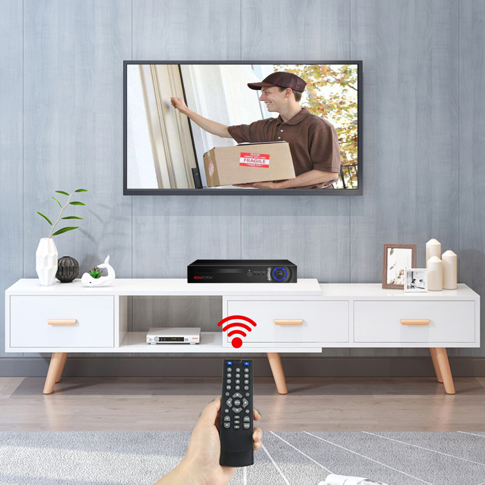 4K 8CH POE Smart NVR (1080p/3MP/4MP/5MP/6MP/8MP/4K) POE Network Video Recorder Supports up to 8 x 8MP/4K IP Cameras 4/8 Channel