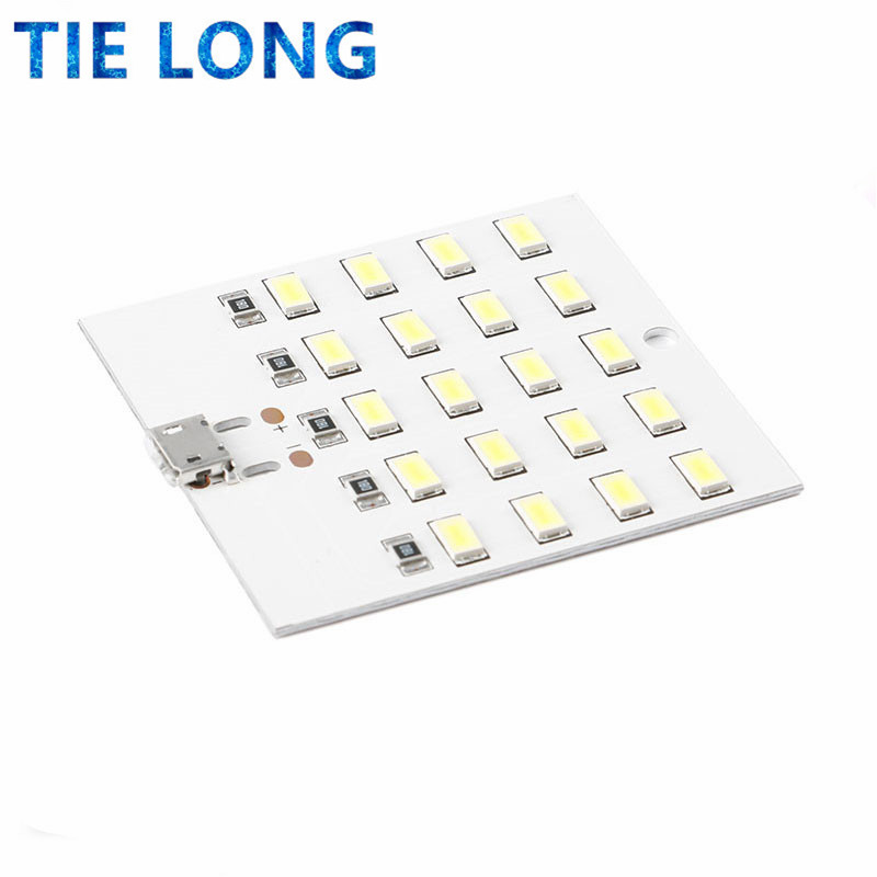 Hochwertiges 5730 smd 5V 430mA ~ 470mA Weißes Mirco USB 5730 LED-Beleuchtungspanel USB-Mobillicht Notlicht Nachtlicht