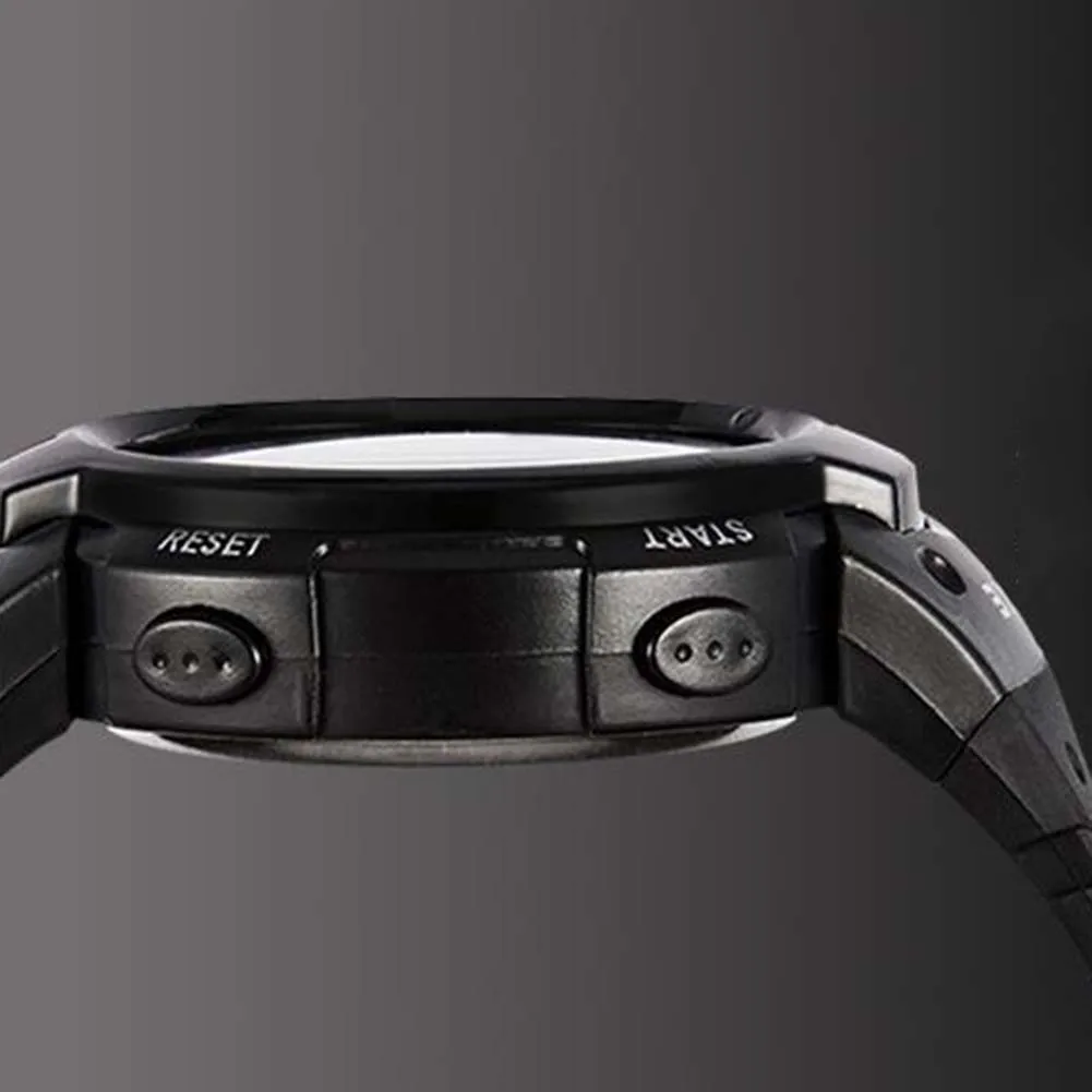 Reloj de pulsera Digital para hombre, cronógrafo luminoso con alarma y fecha, esfera grande, ideal para deportes al aire libre, a la moda
