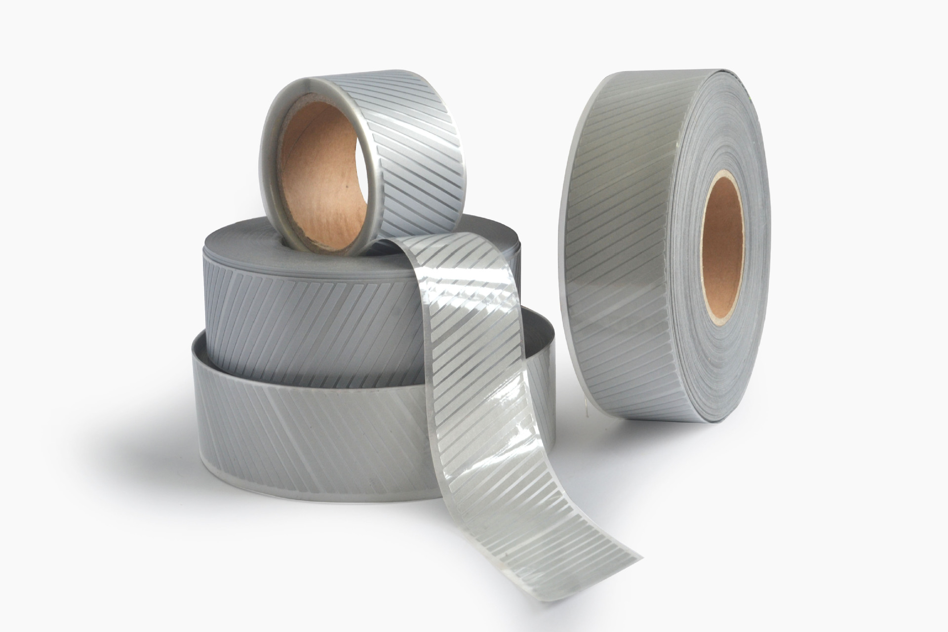 트윌 반사 테이프, 열 전달 비닐 필름, 높은 가시성, 밝은 은색, DIY 의류 스티커, 5cm x 1m