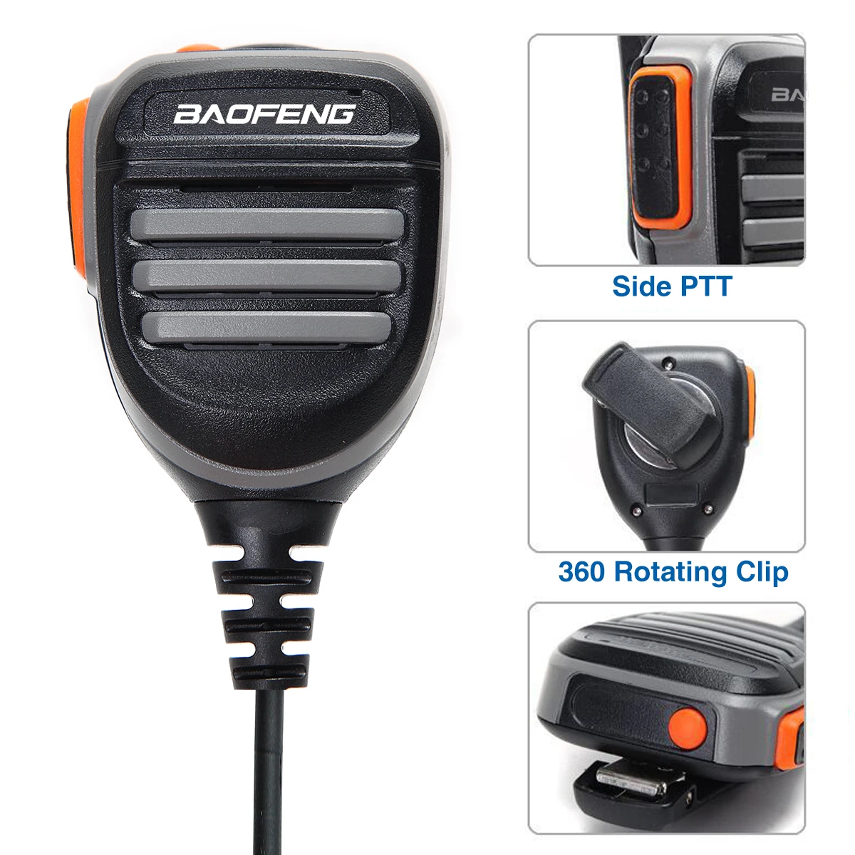 Baofeng UV-9R Plus 9R Pro Водонепроницаемый плечевой динамик микрофон для Baofeng UV-XR PLUS/Pro UV-9R BF9700 рация
