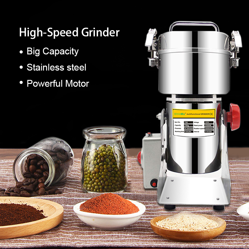 BioloMix 800g 700g Granen Kruiden Hebals Granen Koffie Droog Voedselmolen Molen Slijpmachine Korenmolen Meel Poeder crusher