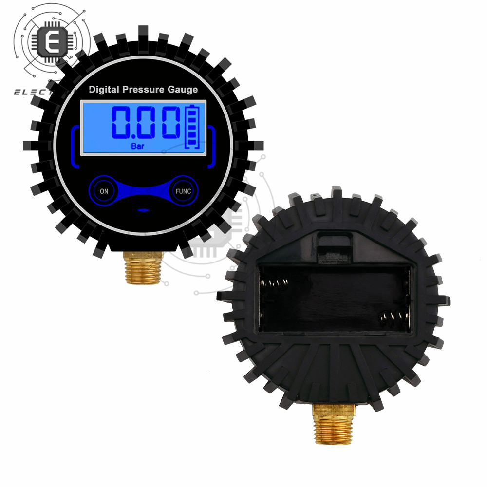 0-200psi digital pneu medidor de pressão de ar lcd manômetro medidor de pressão com luz led para carro caminhão motocicleta