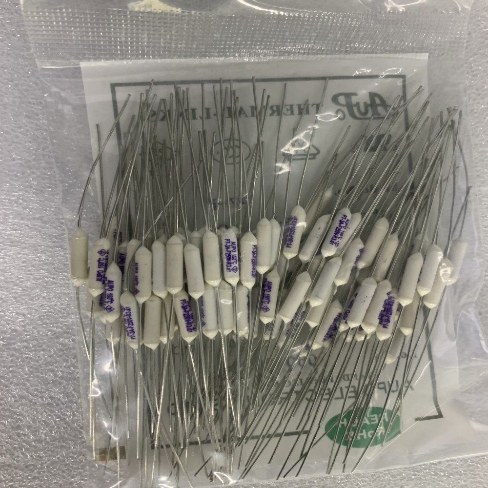 100PCS 온도 퓨즈 JET RF AUPO 1A 2A 3A 5A 250V 84/102/115/125/130/135/145/150C 도