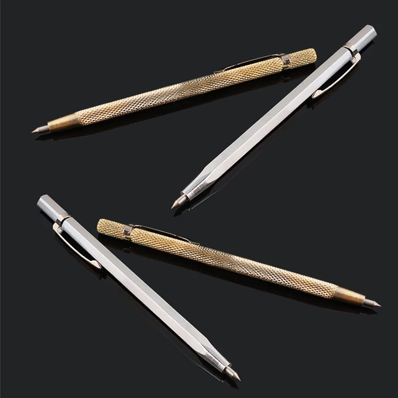 1pcs 3 ประเภทเพชรโลหะ MARKER ปากกาแกะสลักทังสเตนคาร์ไบด์ Nib ปากกา Stylus สําหรับแก้วเซรามิคโลหะไม้แกะสลักมือเครื่องมือ