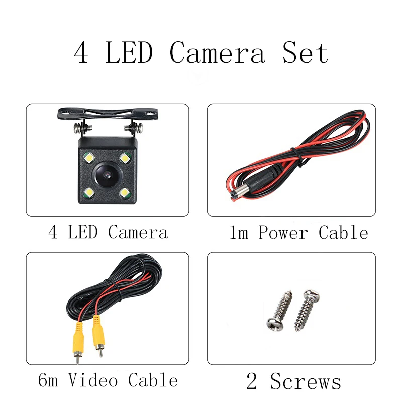 Auto Rückfahr kamera HDWeitwinkel Rückansicht Video Fahrzeug kamera Backup Rückfahr kamera/8led Nachtsicht Park kamera