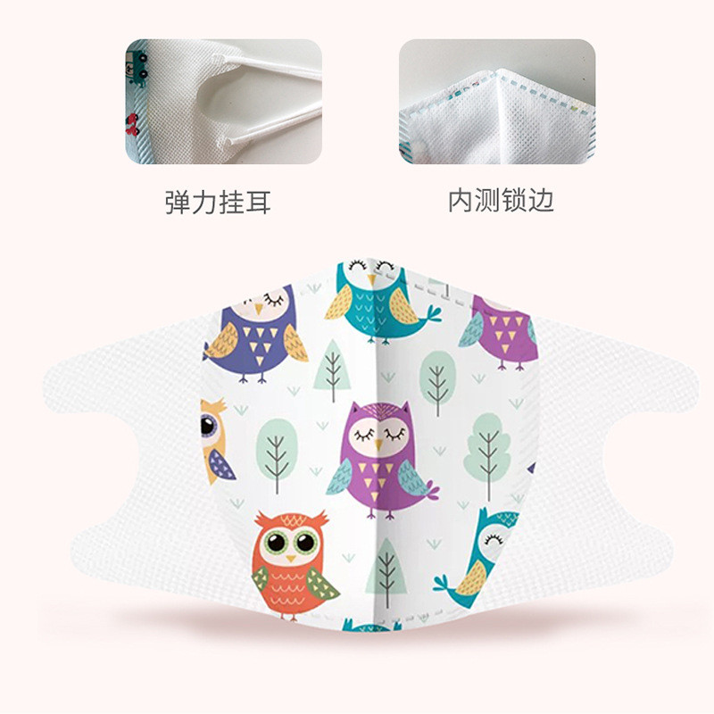 20/10/5/1Pcs Disposable Pattern Children Face Mask For Kids 3/4 Layer Cute Unicorn Funny Dust Mouth Industrial Mask Kids Mask