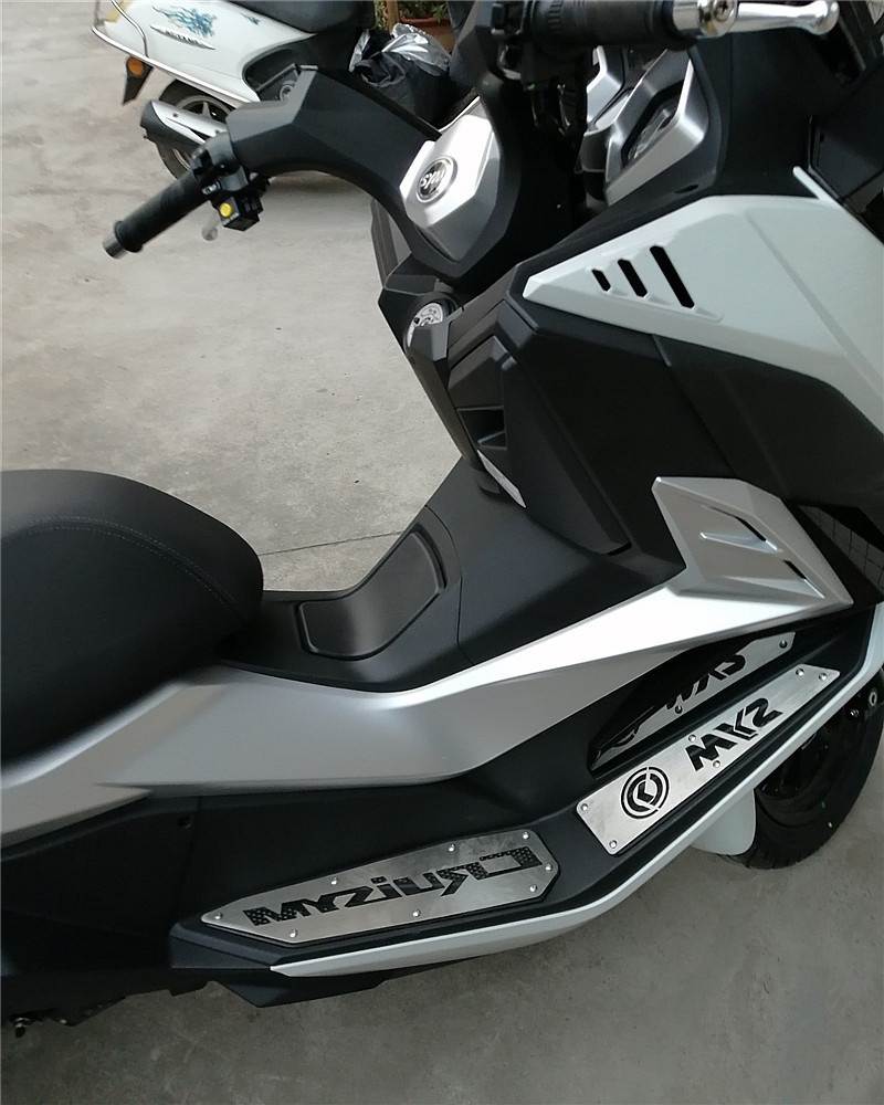 Cocok untuk SYM Sanyang Cruiling 300 Cruimy300i Pedal Kaki dan Alas Kaki Besi Tahan Karat Set Empat Buah