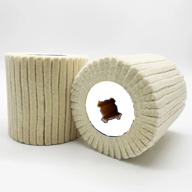 115*100*19mm Wool Felt Wheel for Metal Polish Stainless Steel Aluminium Scratch Repairing Drum Sander Tools