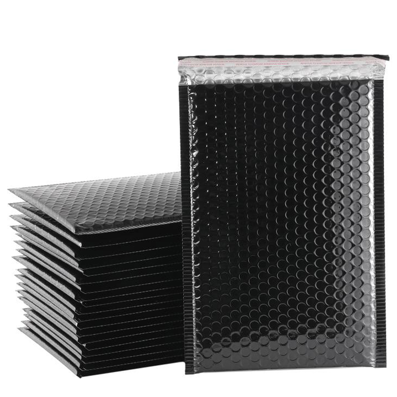 50 Cái/lốc Xốp Bao Tự Cói Nhân Viên Đưa Thư Đệm Vận Chuyển Bao Thư Với Bong Bóng Túi Đưa Thư Vận Chuyển Gói Vàng Bạc
