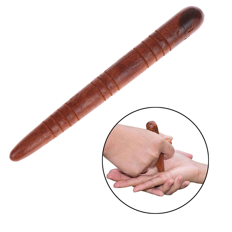 Holz Fuß Spa Physiotherapie Reflexzonenmassage Thai Fußmassage Gesundheitskarte Kostenloses Massagestab-Werkzeug