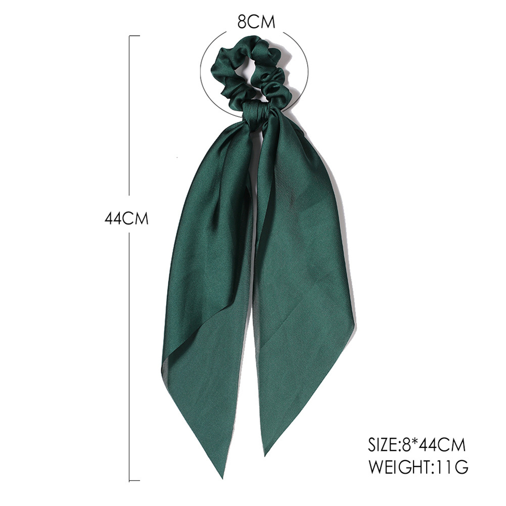 Thời Trang Mới In Nơ Scrunchies Tóc Nơ Nữ Thun Tóc Bé Gái Mộc Tặc Dây Buộc Tóc Phụ Kiện Tóc