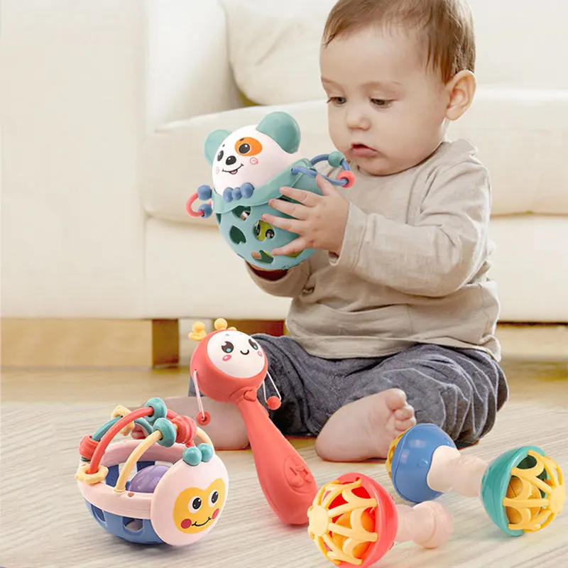 เด็กทารก Rattles ของเล่น 0 12 เดือนเด็กเกม Teether Sensory ทารกแรกเกิดของเล่นพัฒนาการศึกษาของเล่นสําหรับทารก 1 2 ปี