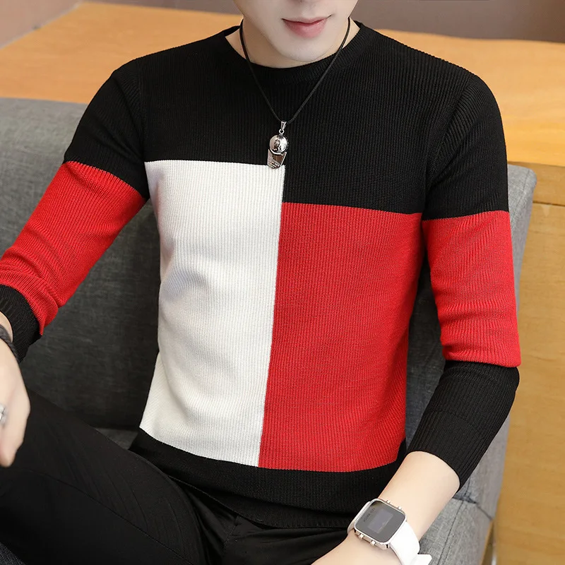 2023 Winter Neue Ankunft Warme Pullover Oansatz Wolle Pullover Männer Marke Kleidung Gestrickte Kaschmir Pullover Männer m-3xl