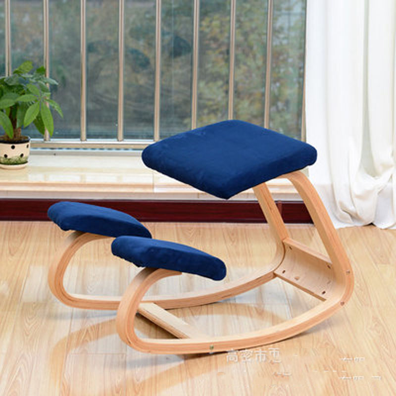 Original คุกเข่าเก้าอี้สตูล ERGONOMIC ท่าทางที่ถูกต้องเข่า Pads Anti-สายตาสั้นเก้าอี้ไม้เฟอร์นิเจอร์โฮมออฟฟิศ
