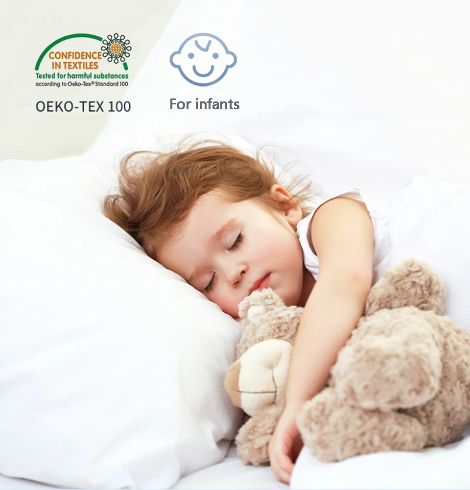 Funda de almohada suave e impermeable para funda de almohada Protector alergia funda de almohada antiácaros BedBug a prueba de cremallera todos los tamaños 1 pieza