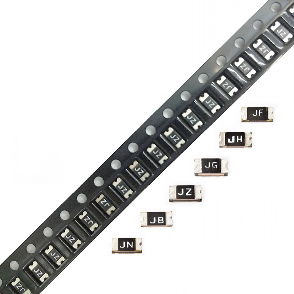 100Pcs 0805 1206 1812 0,05 A 0,1 A 0,2 A 0,25 A 0,3 A 0,5 A 0,75 A 1,1 EINE 1,5 EINE 2A SMD Rücksetzbare Sicherung PPTC PolySwitch Selbst-Recovery-sicherung