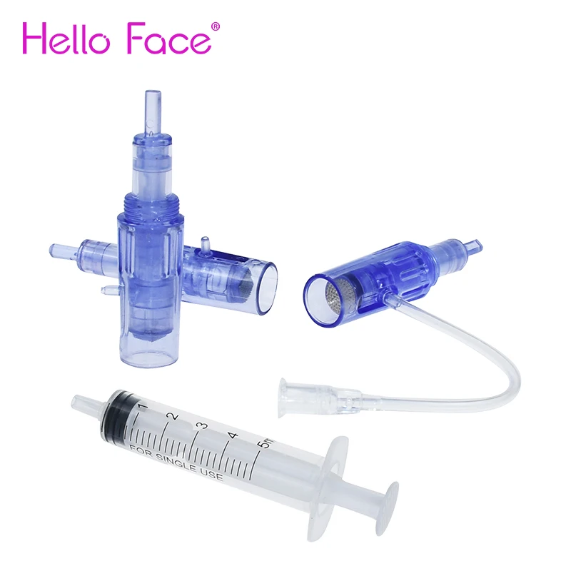 MTS Microneedle 10 PCS ตลับหมึกและ10 PCS หลอดเข็มฉีดยาชุดสกรูสำหรับ2 In 1 Mini Hydra ปืนอัตโนมัติ mesotherapy Injector F8