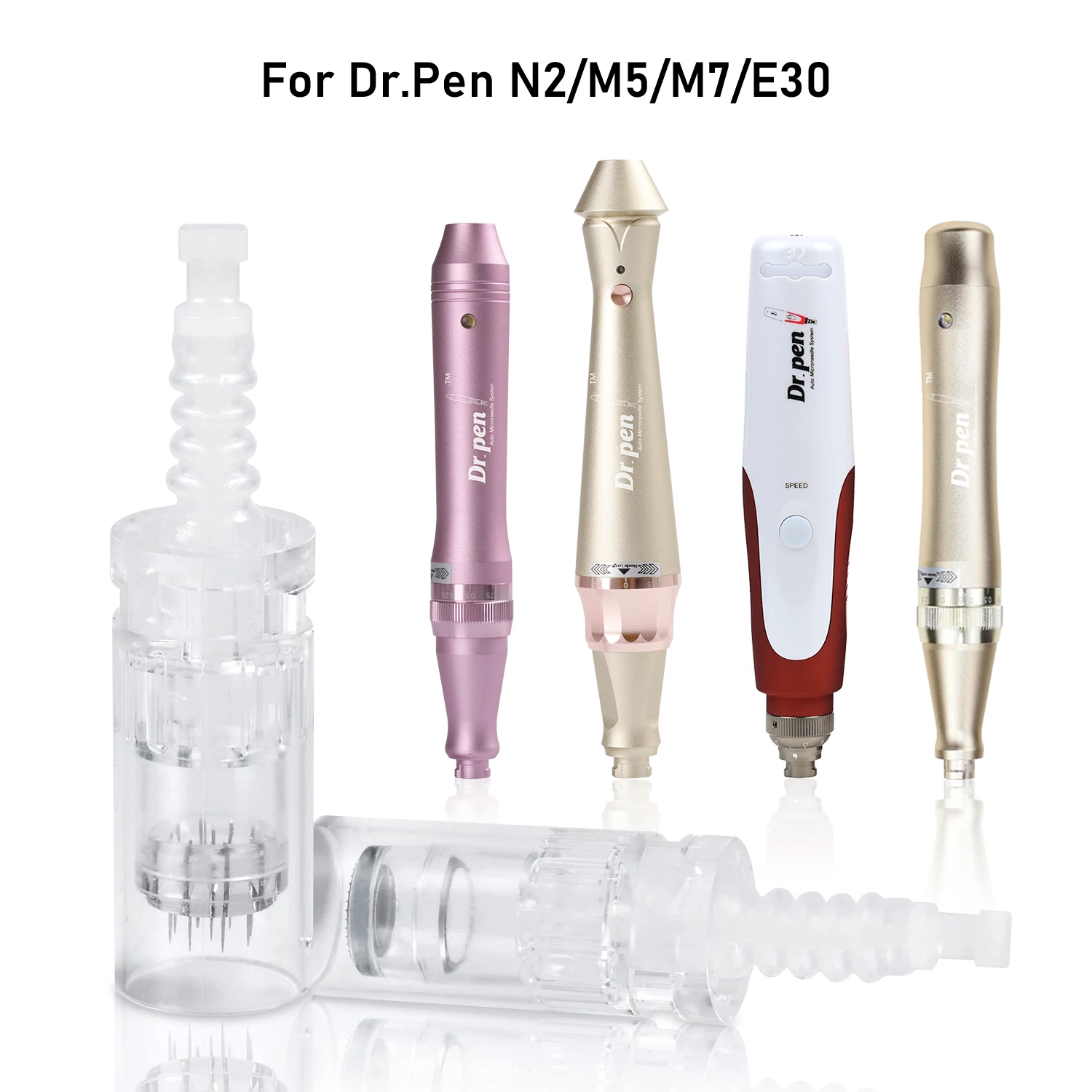 20 Stück Dr. Pen Ultima M5/M7/N2/E30 Nadelkartuschen, austauschbarer Dermar-Stempel 140 Einweg-Microneedling-Nadeln, Hautpflege-Werkzeug