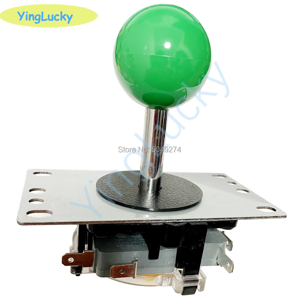 Arcade Joystick Chép Sanwa Joystick Tròn Cổ Điển Bóng Bầu Dục Bóng 4/8 USB Chiến Đấu Dính Bộ Điều Khiển Trò Chơi Cho Pandora Tay Cầm