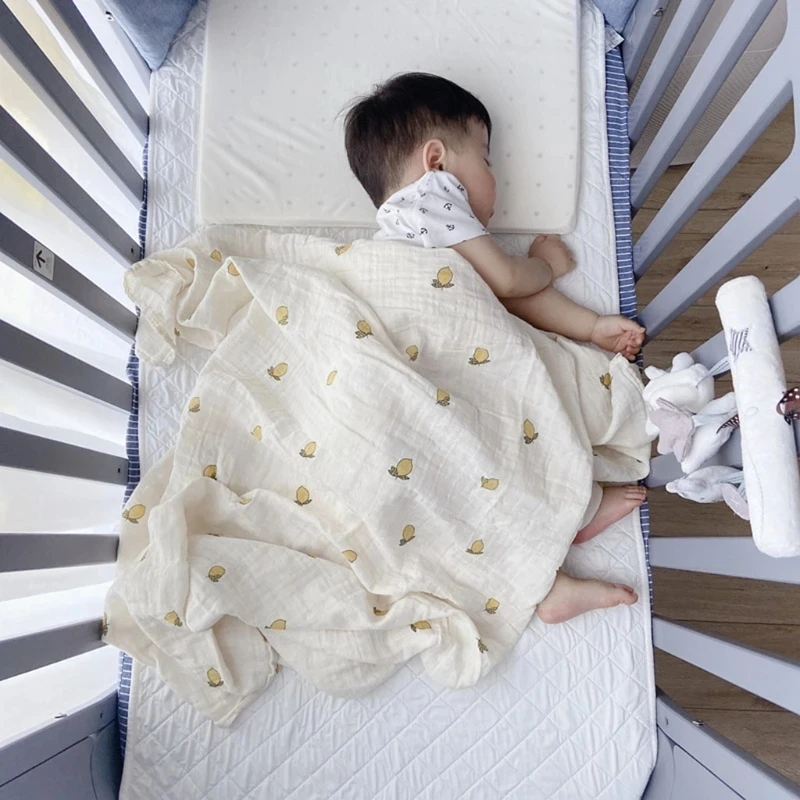 아기 Swaddle 랩 신생아 아기 액세서리에 대 한 코 튼 모슬린 담요 유아 수신 담요 Swaddle 부드러운 거 즈 목욕 타월