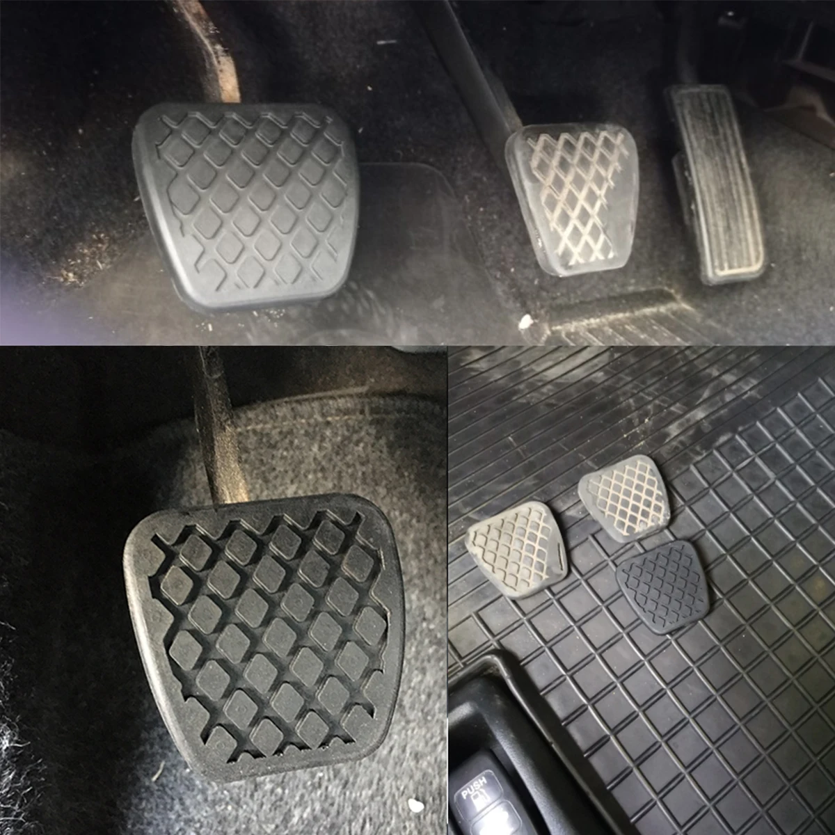 2 Chiếc Xe Phanh Chân Côn Miếng Lót Cao Su Dành Cho Xe Honda Civic Accord CR-V CRX Nguyên Tố Mở Đầu Acura Integra TSA RSX TL Sinh Lực Tự Động