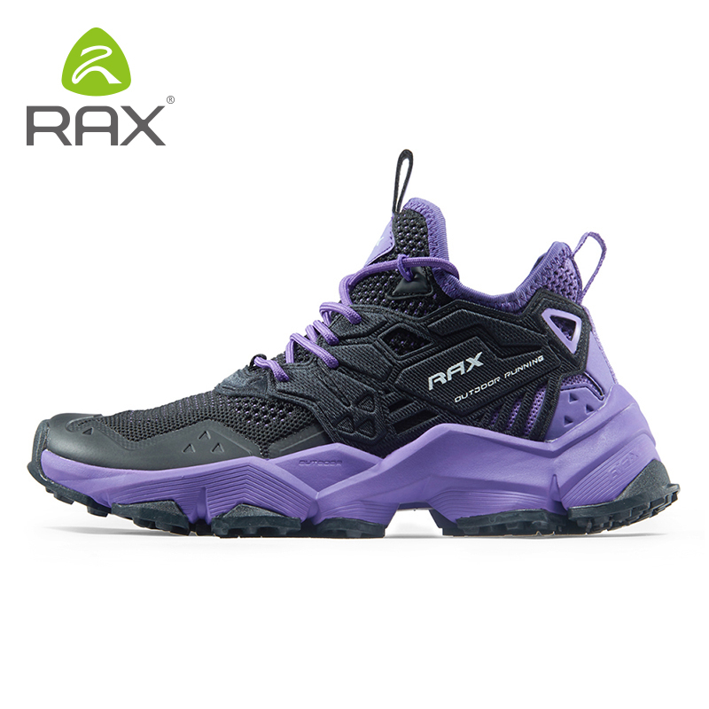 RAX Laufschuhe für Herren und Damen, Outdoor-Sportschuhe, atmungsaktiv, leicht, Turnschuhe, Air-Mesh-Obermaterial, rutschfeste Außensohle aus Naturkautschuk
