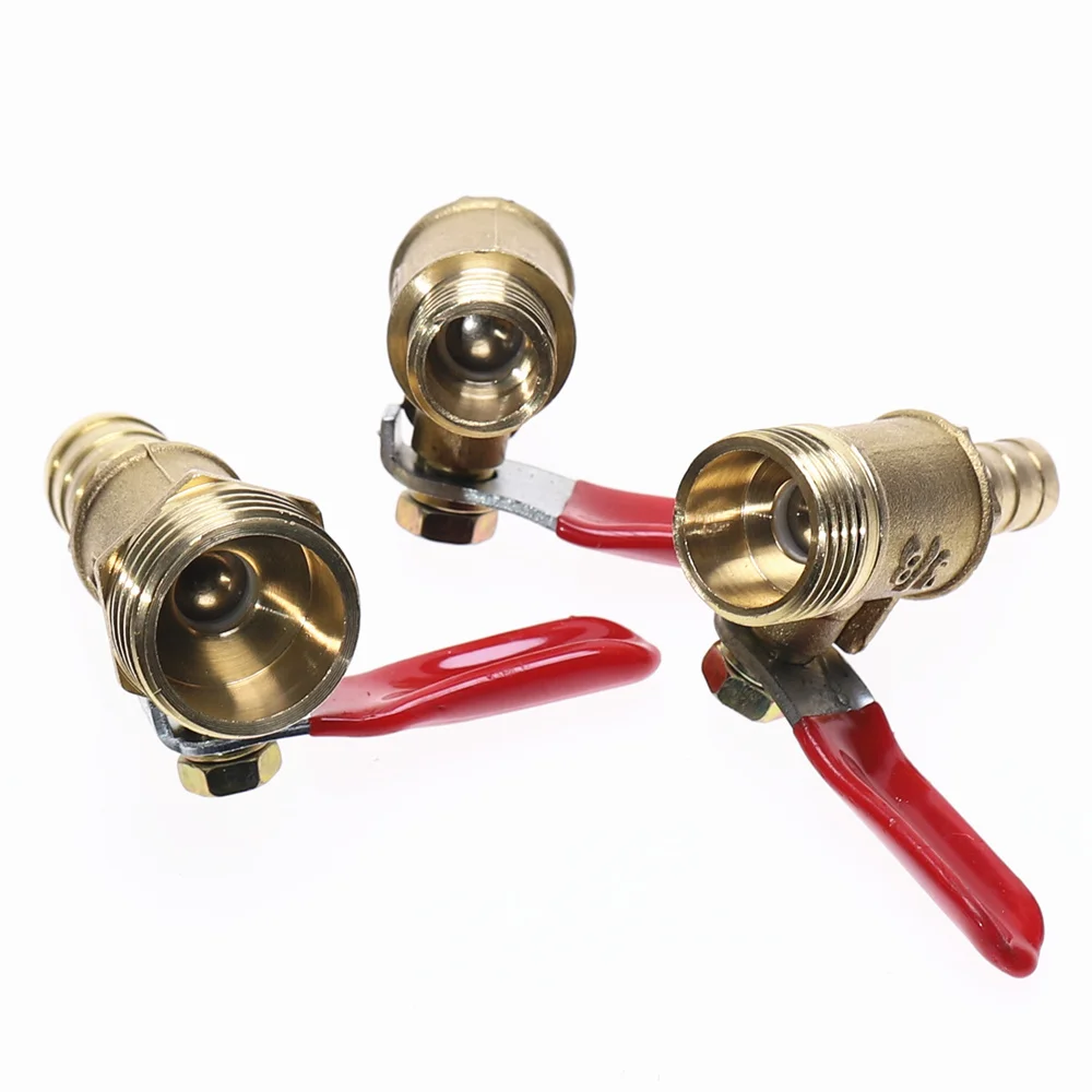 Van Cầu 4-12Mm Hose Barb 1/8 ''1/2'' 1/4 ''Nam Đầu Nối Khớp Ống Đồng lắp Ghép Nối Adapter