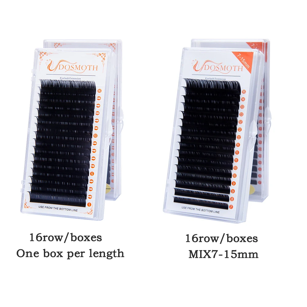 Chất Lượng Cao 16 Hàng Độ Dày 0.03 Đến 0.20 Giả Chồn Lông Mi Cá Nhân Mi Mi Mềm Mại Cây Nối Mi Lông Mi Giả