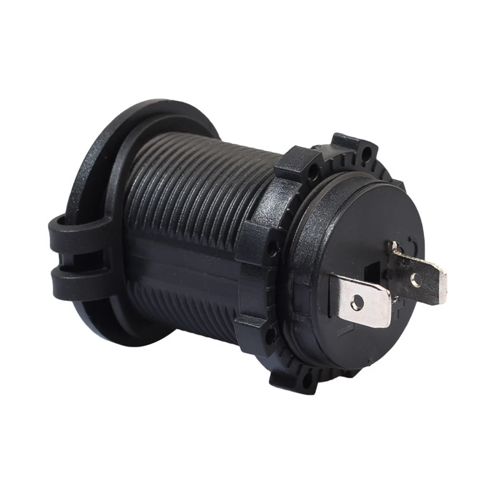 10 Uds enchufe de encendedor de cigarrillos 12V motocicleta coche Auto barco Tractor potencia impermeable toma de corriente enchufe negro
