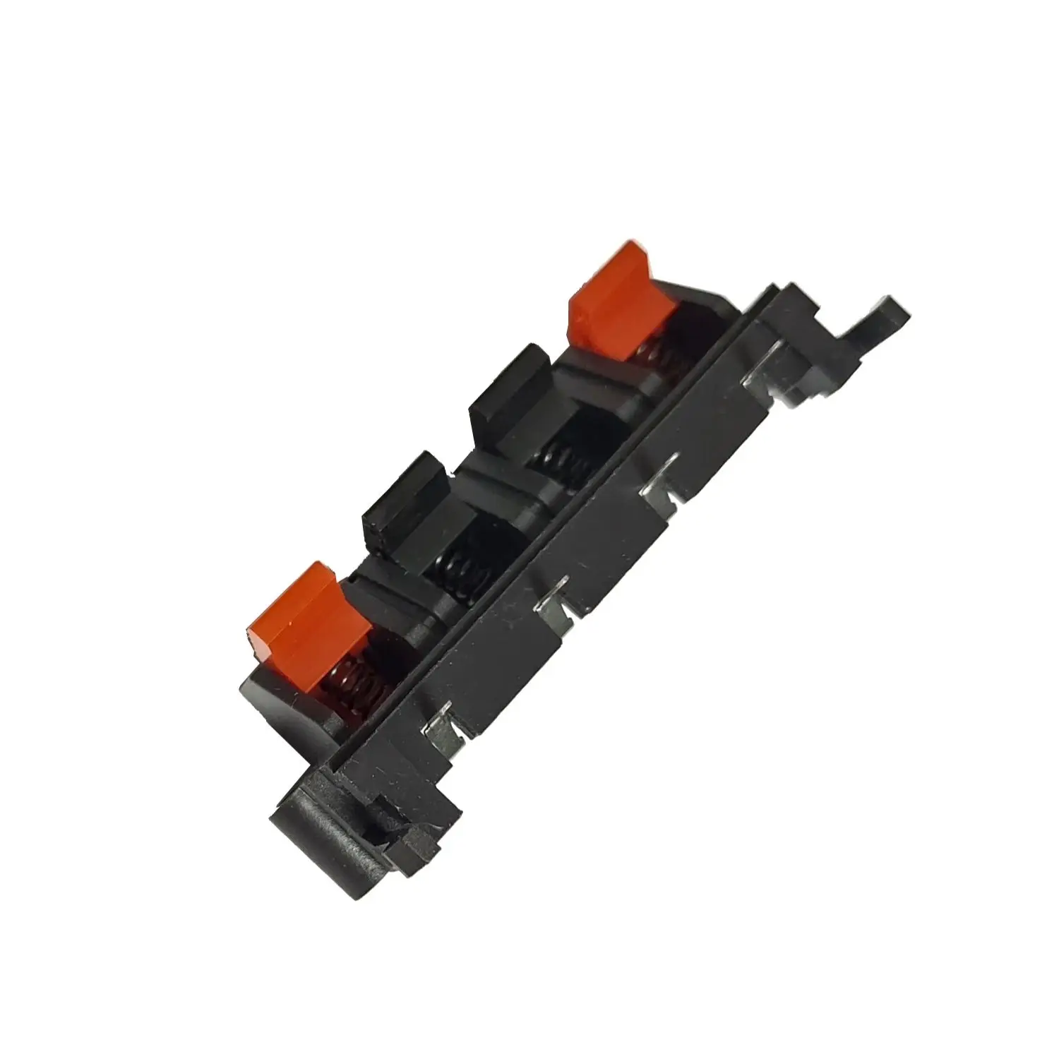 Toma de Terminal de altavoz de 4 orificios, conector de 4 posiciones, Terminal con resorte, Clip de placa de prueba, accesorios Diy