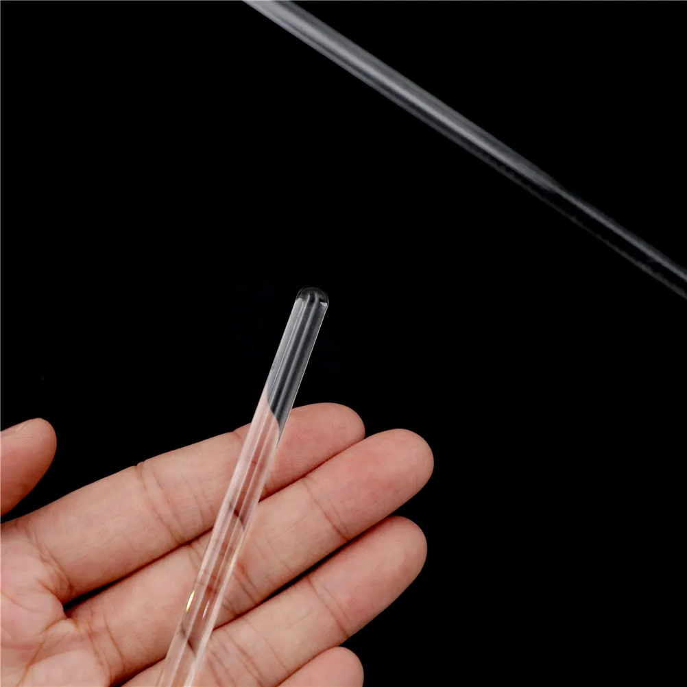 2 Pcs 6*200 Millimetri di Vetro Asta di Agitazione per Uso di Laboratorio Mescolando Agitatore Laboratorio 150 Mm X 5 Mm di Scuola Trasparente di Vetro Burette Miscelatore Commercio All'ingrosso