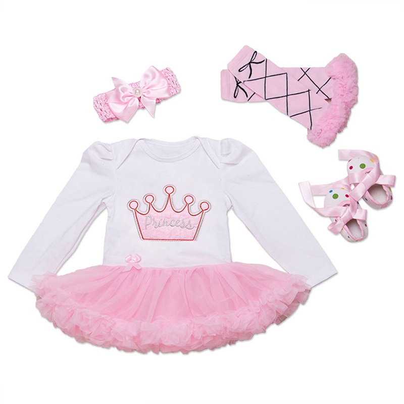 Sơ Sinh Bé Gái Quần Áo Bé Gái Quần Áo Bộ Lạ Mắt Giáng Sinh Bebe Quần Áo Trẻ Em Bộ Lông Xù Tutu Áo Sơ Sinh Cho Bé quần Áo