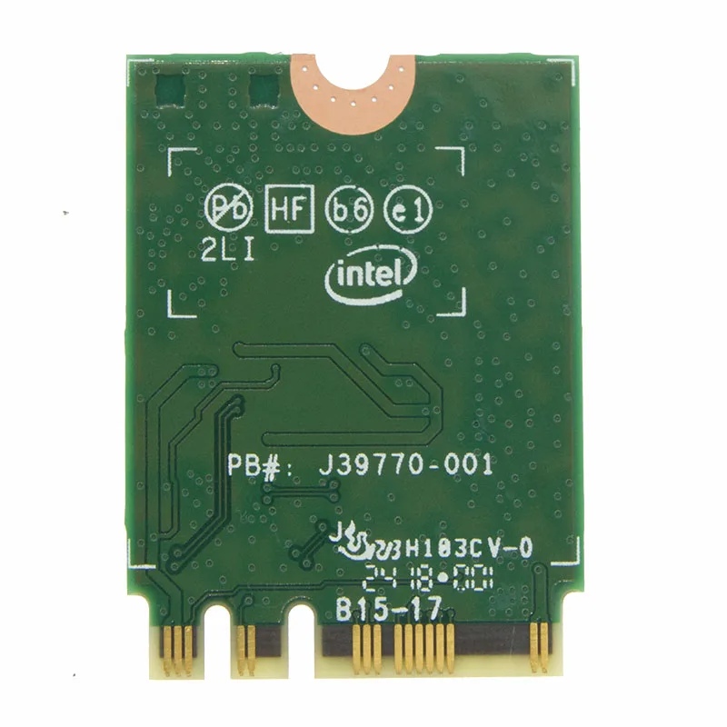 WDXUN Двухдиапазонный Wireless-AC 9260 9260ac Intel 9260NGW NGFF 802.11ac MU-MIMO 1730 Мбит/с 1,73 Гбит/с Wi-Fi + Bluetooth 5,0 Windows 10
