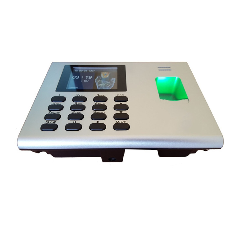 ZK-Terminal de asistencia con batería integrada, Control de acceso Simple, multilenguaje, biométrico, huella dactilar