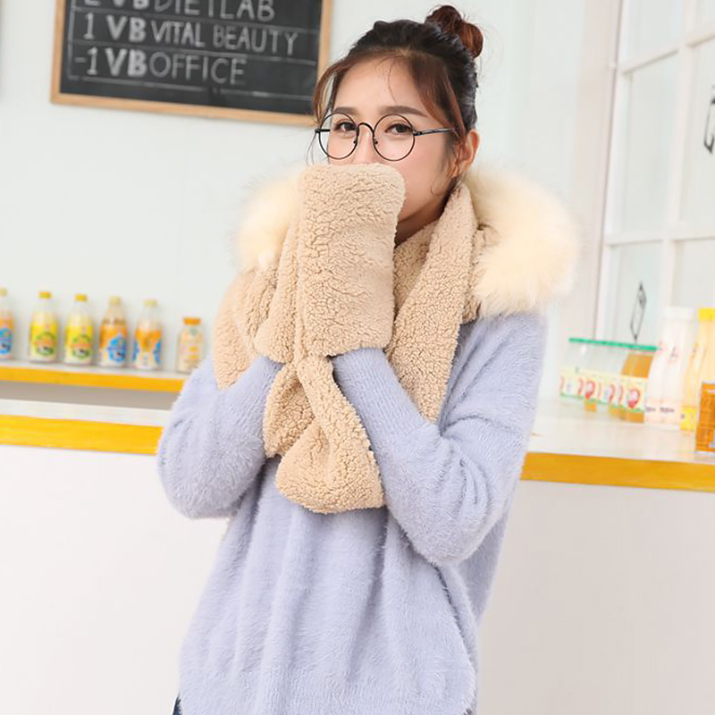3 en 1 mujeres invierno cálido suave engrosamiento capucha bufanda redecilla bolsillo sombreros guantes moda con capucha Srarves bufanda sombrero guante 3 piezas conjuntos