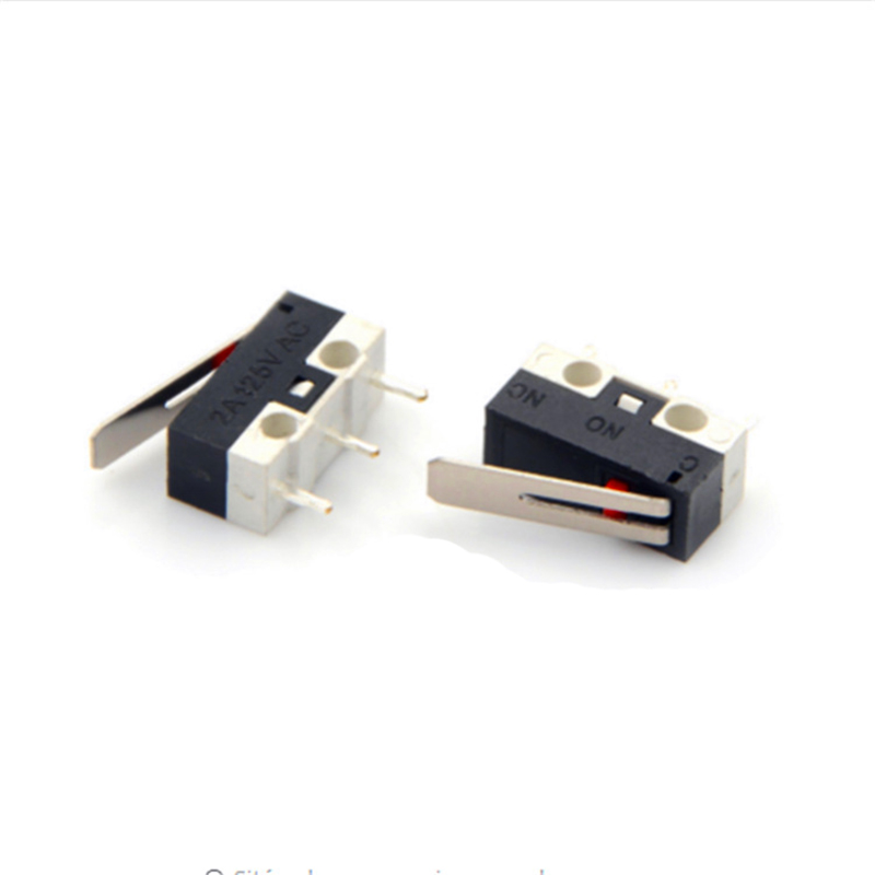 20PCS/LOT  Micro Switch Push Button Switch 3 Pin 2A 125V AC Mini Light Touch Switch for Mouse