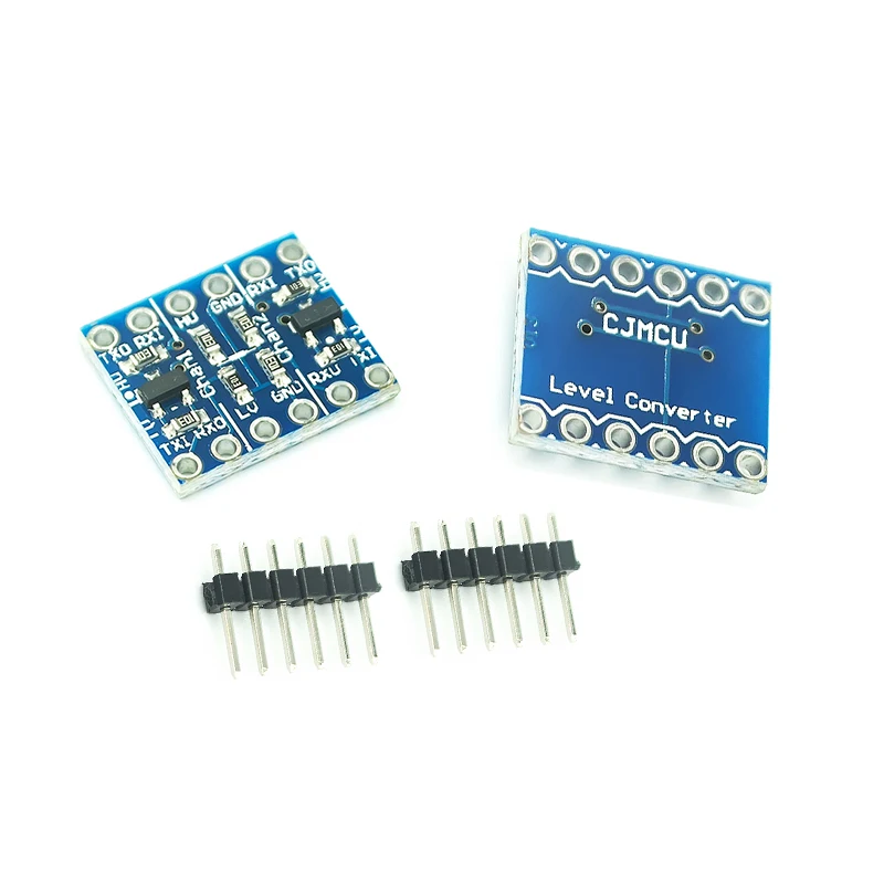 Convertidor de nivel lógico IIC I2C, módulo bidireccional, 2 canales, 4 canales, 3,3 V a 5V, cambiador para Arduino, 10 Uds.