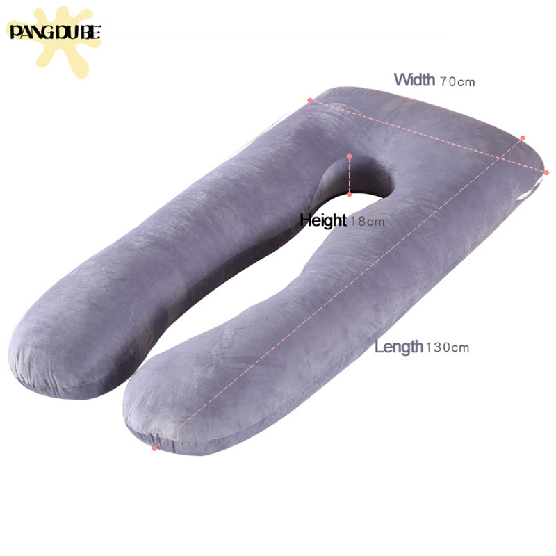 PANGDUBE Zwangerschap Kussen 130*70 cm Slapen Taille Kussen voor Zwangere Vrouwen Voeding Kussen Borstvoeding Kussen voor Vrouwen