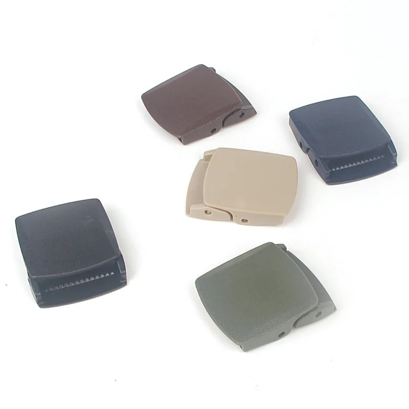 38 มม.เข็มขัดหัวเข็มขัดผู้ชายผ้าใบคอสเพลย์ทหารปรับได้ Webbing